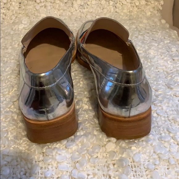 Loeffler Randall Rainbow Loafers in Silver - Picture 7 of 8